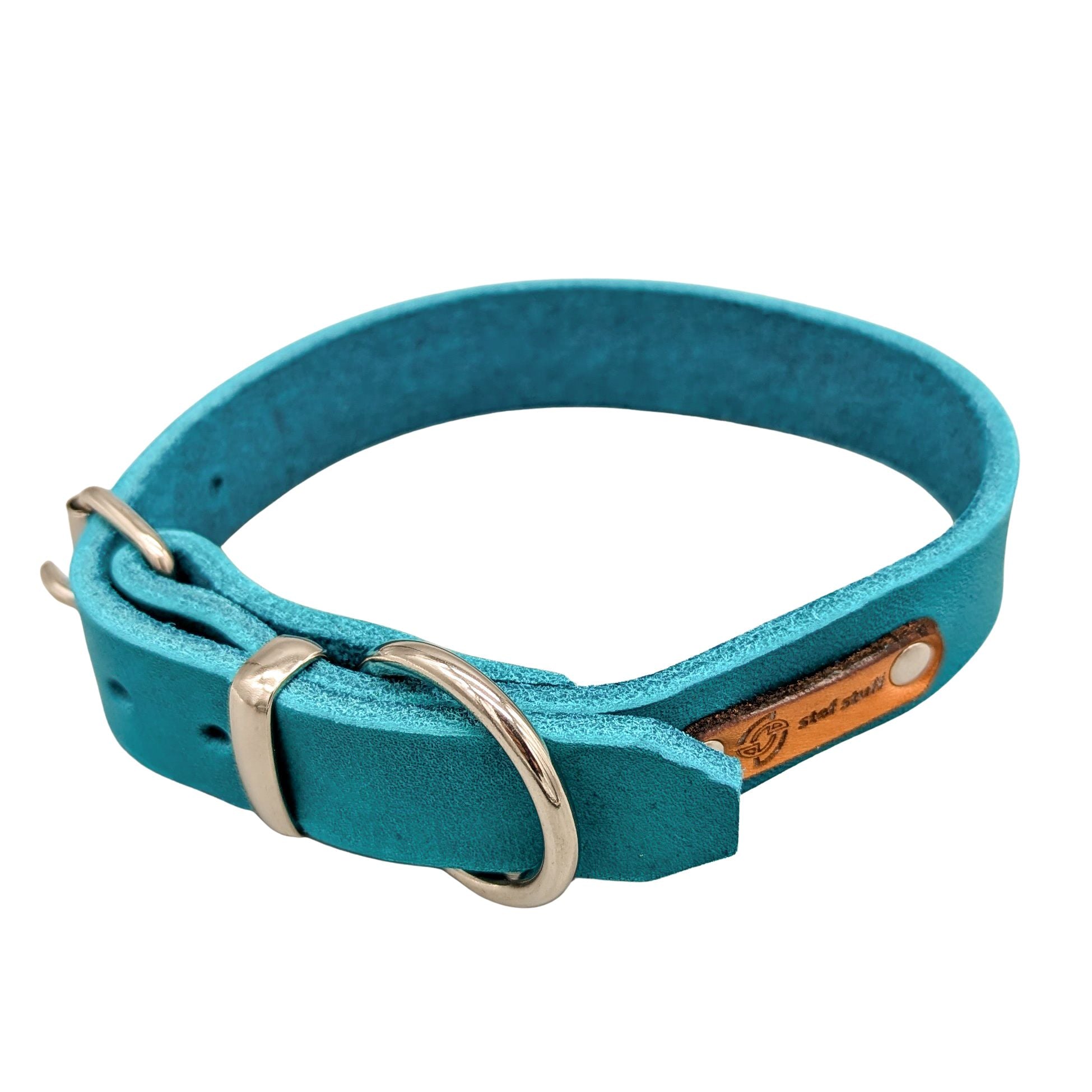 Fettleder-Halsband "Pure" - für kleine Hunde (Halsumfang 25 - 35 cm)