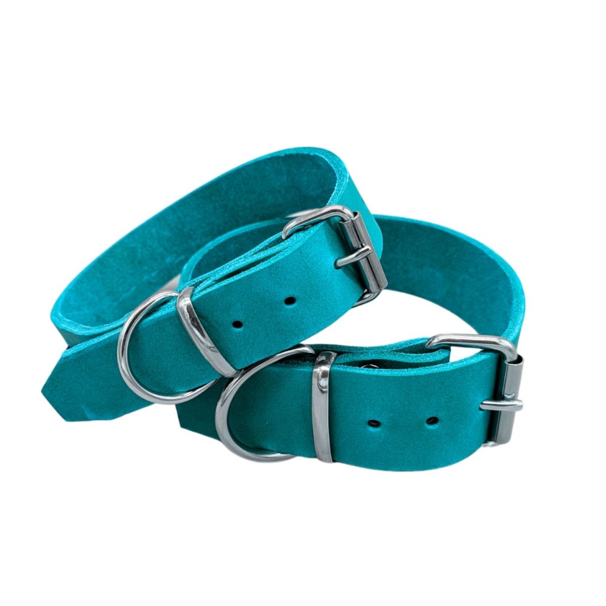 Fettleder-Halsband "Pure" - für große Hunde (Halsumfang 40 - 50 cm)