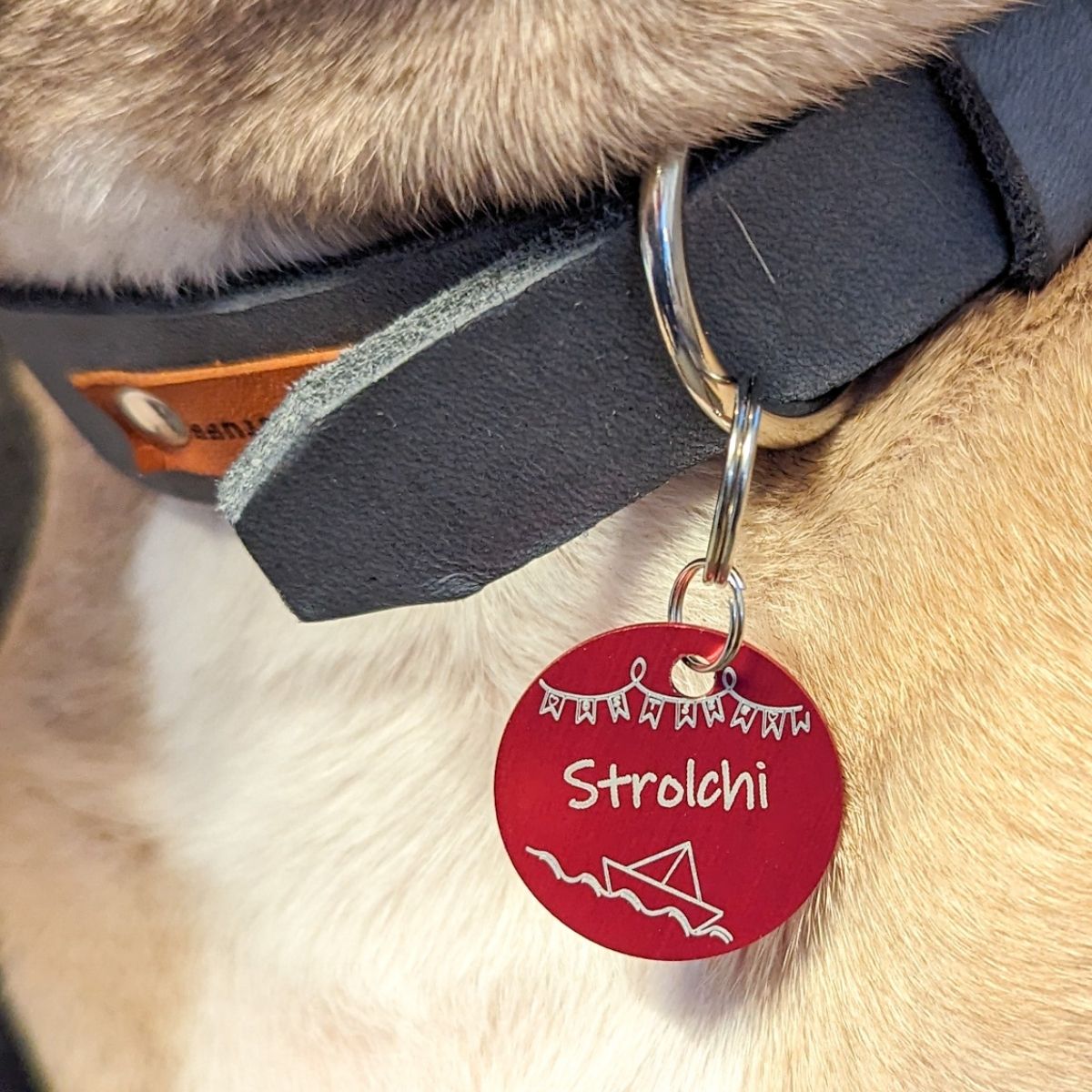Hundemarke "Boot" - personalisierbar