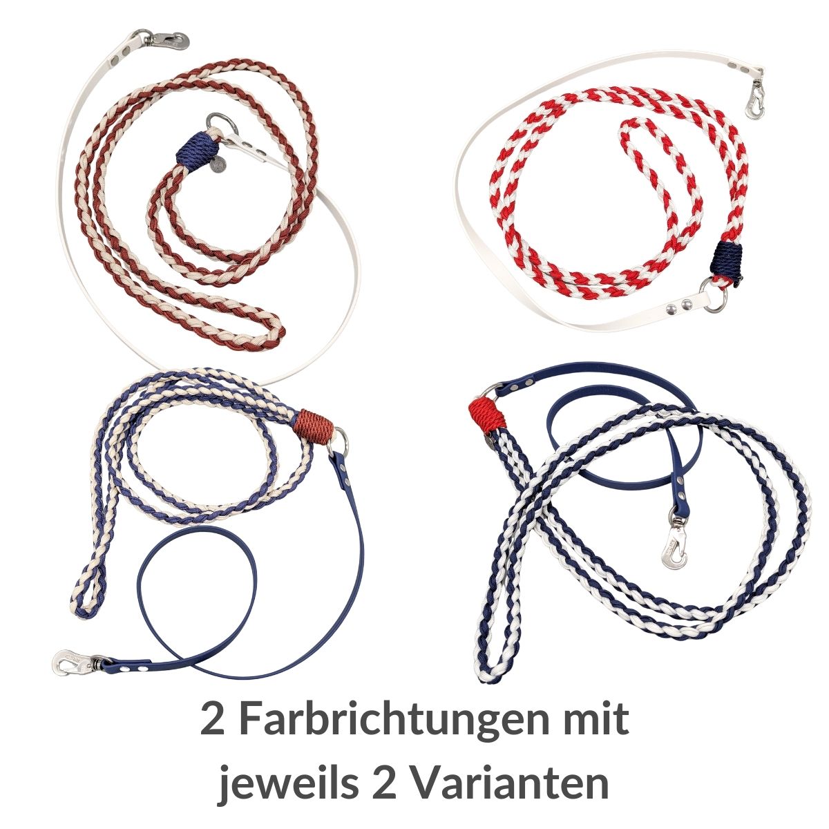 Seefahrer - Umhängeleine Biothane mit Paracord
