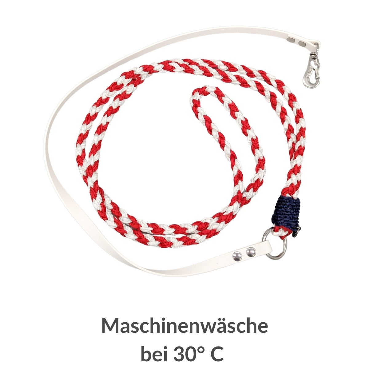 Seefahrer - Umhängeleine Biothane mit Paracord