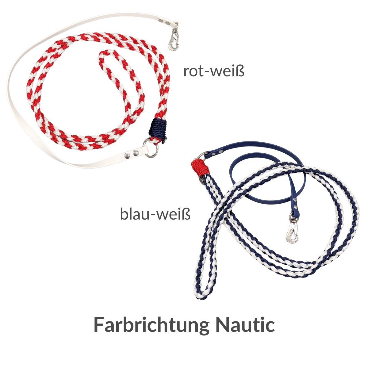 Seefahrer - Umhängeleine Biothane mit Paracord